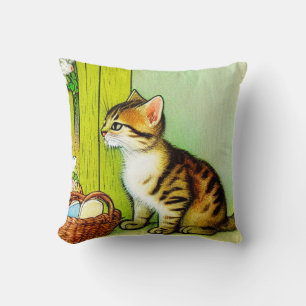Illustratie  tabby Cat Kussen