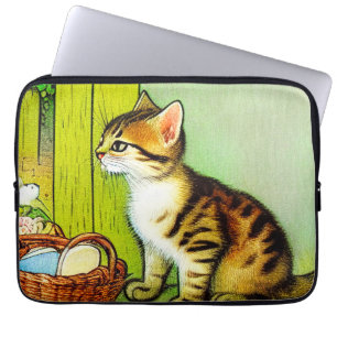 Illustratie  tabby Cat Laptop Sleeve