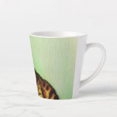 Illustratie tabby Cat Latte Mok (Rechts)