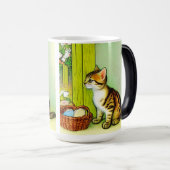 Illustratie  tabby Cat Magische Mok (Voorkant rechts)