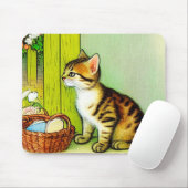 Illustratie  tabby Cat Muismat (Met muis)