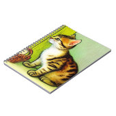 Illustratie  tabby Cat Notitieboek (Linkerzijde)