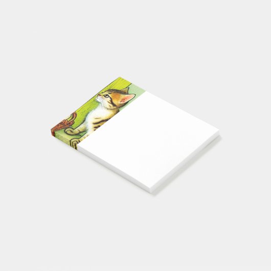 Illustratie  tabby Cat Post-it® Notes (Schuin)