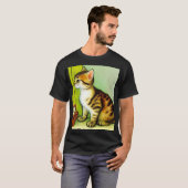 Illustratie  tabby Cat T-shirt (Voorkant volledig)