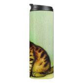 Illustratie  tabby Cat Thermosbeker (Geroteerd rechts)