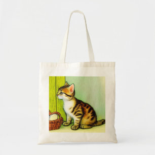 Illustratie  tabby Cat Tote Bag