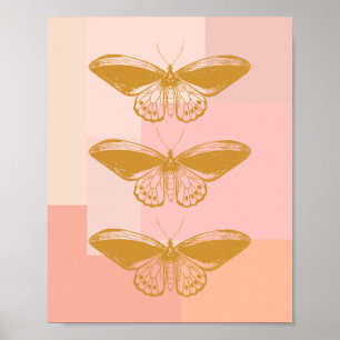 Illustratie ter illustratie van de Butterfly-Natuu Poster