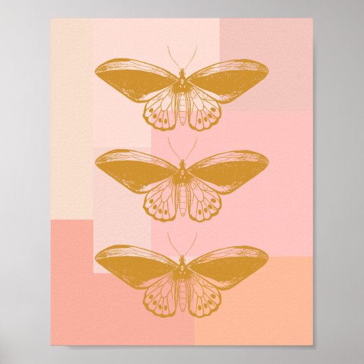 Illustratie ter illustratie van de Butterfly-Natuu Poster (Voorkant)