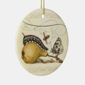 Illustratie ter illustratie van de insekte van vli keramisch ornament (Rechts)