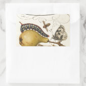 Illustratie ter illustratie van de insekte van vli rechthoekige sticker (Tas)