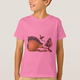 Illustratie ter illustratie van de insekte van vli t-shirt