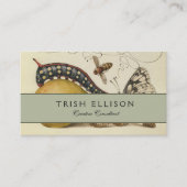 Illustratie ter illustratie van de insekte van vli visitekaartje (Voorkant)