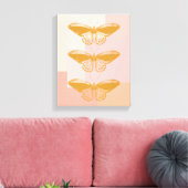 Illustratie ter illustratie van de Natuur vlinder  Canvas Afdruk (Insitu (Woonkamer))