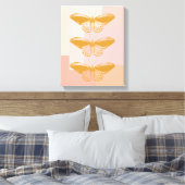 Illustratie ter illustratie van de Natuur vlinder  Canvas Afdruk (Insitu (Slaapkamer))