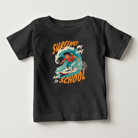 Illustratie 'Terug naar school surfen' (Voorkant)