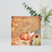 Illustratie Thanksgiving muizen Feestdagenkaart (Staand voorkant)