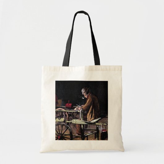  illustratie "The Knife Grinder" Tote Bag (Voorkant)