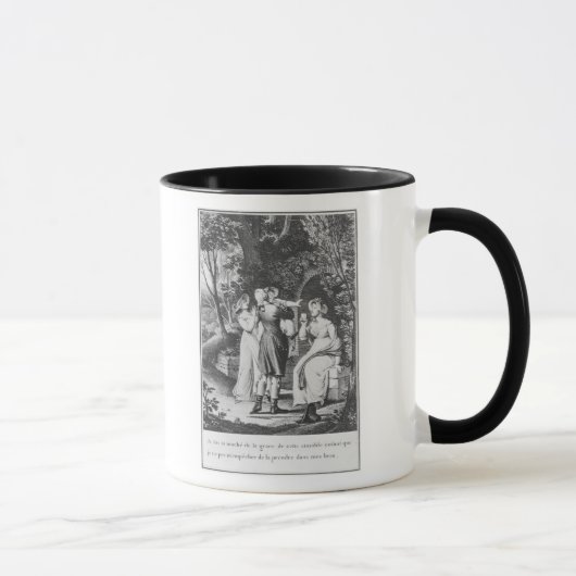 Illustratie "The Sorrows of Werther" van Mok (Rechts)