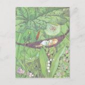  illustratie Thumbelina door Elsa Beskow Briefkaart (Voorkant)