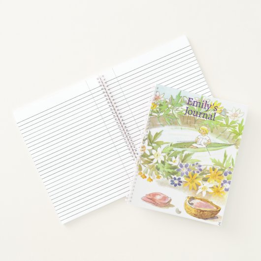  illustratie Thumbelina door Elsa Beskow Notitieboek (Binnen)