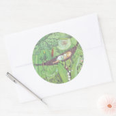  illustratie Thumbelina door Elsa Beskow Ronde Sticker (Envelop)