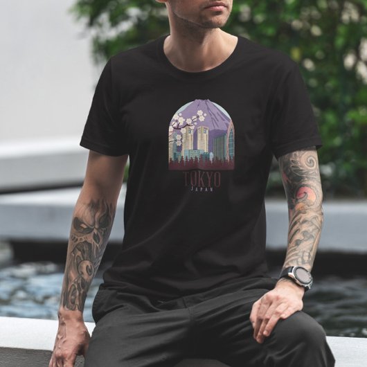 Illustratie Tokyo T-shirt