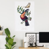  illustratie Toucan vogelmuurkunst Poster (Thuiskantoor)