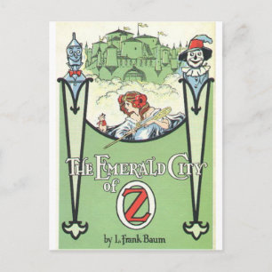 illustratie, Tovenaar van Oz, Emerald City Briefkaart