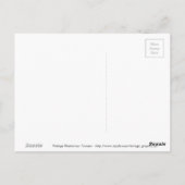 ILLUSTRATIE Tuinieren Tool Pruners P Briefkaart (Achterkant)