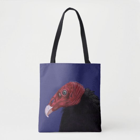Illustratie Turkije Vulture Tote Bag (Voorkant)