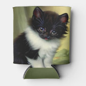  illustratie Tuxedo Kitten Blikjeskoeler (Voorkant)