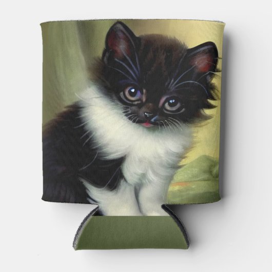  illustratie Tuxedo Kitten Blikjeskoeler (Voorkant)