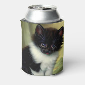  illustratie Tuxedo Kitten Blikjeskoeler (Blikje Achterkant)