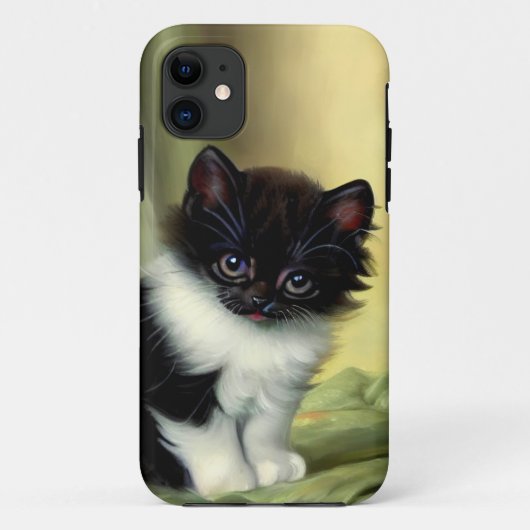  illustratie Tuxedo Kitten Case-Mate iPhone Case (Achterkant)