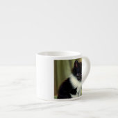 illustratie Tuxedo Kitten Espresso Kop (Voorkant rechts)