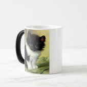  illustratie Tuxedo Kitten Magische Mok (Voorkant links)