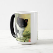  illustratie Tuxedo Kitten Magische Mok (Voorkant links)