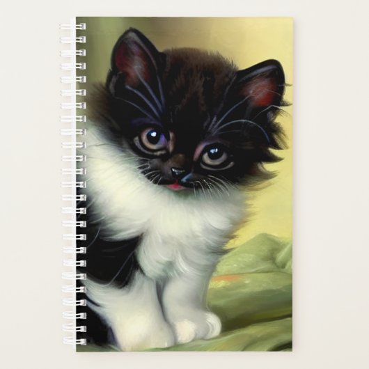 illustratie Tuxedo Kitten Planner (Voorkant)