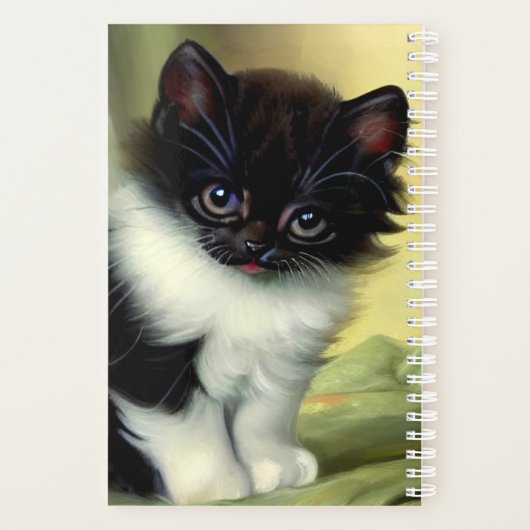  illustratie Tuxedo Kitten Planner (Achterkant)