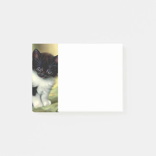 illustratie Tuxedo Kitten Post-it® Notes (Voorkant)