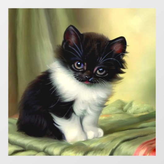  illustratie Tuxedo Kitten Raamsticker (Vel)