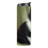  illustratie Tuxedo Kitten Thermosbeker (Gedraaid links)
