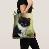 illustratie Tuxedo Kitten Tote Bag (Dichtbij)