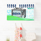  illustratie TV 60th Birthday banner (Insitu)