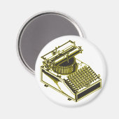 Illustratie typeformulier machinepatroon magneet (Voorkant / Achterkant)