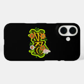 Illustratie typografie met goede vibratie Case-Mate iPhone case (Achterkant (horizontaal))