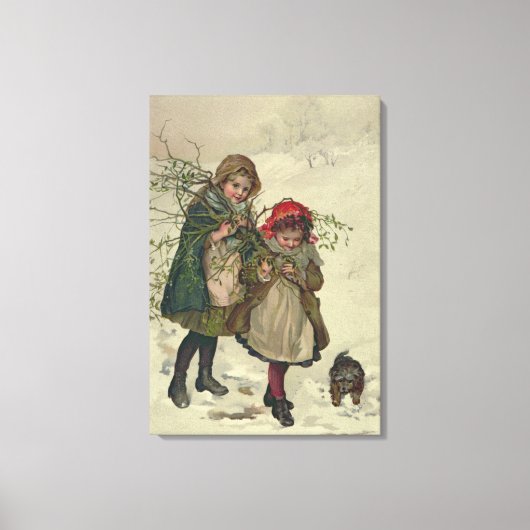 Illustratie uit de kerstboom Fairy, pub. 1886 Canvas Afdruk (Voorkant)