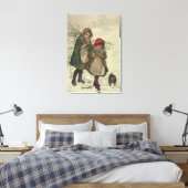 Illustratie uit de kerstboom Fairy, pub. 1886 Canvas Afdruk (Insitu (Slaapkamer))