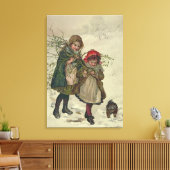 Illustratie uit de kerstboom Fairy, pub. 1886 Canvas Afdruk (Insitu (Woonkamer))