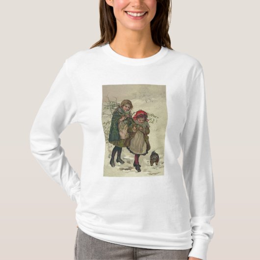 Illustratie uit de kerstboom Fairy, pub. 1886 T-shirt (Voorkant)